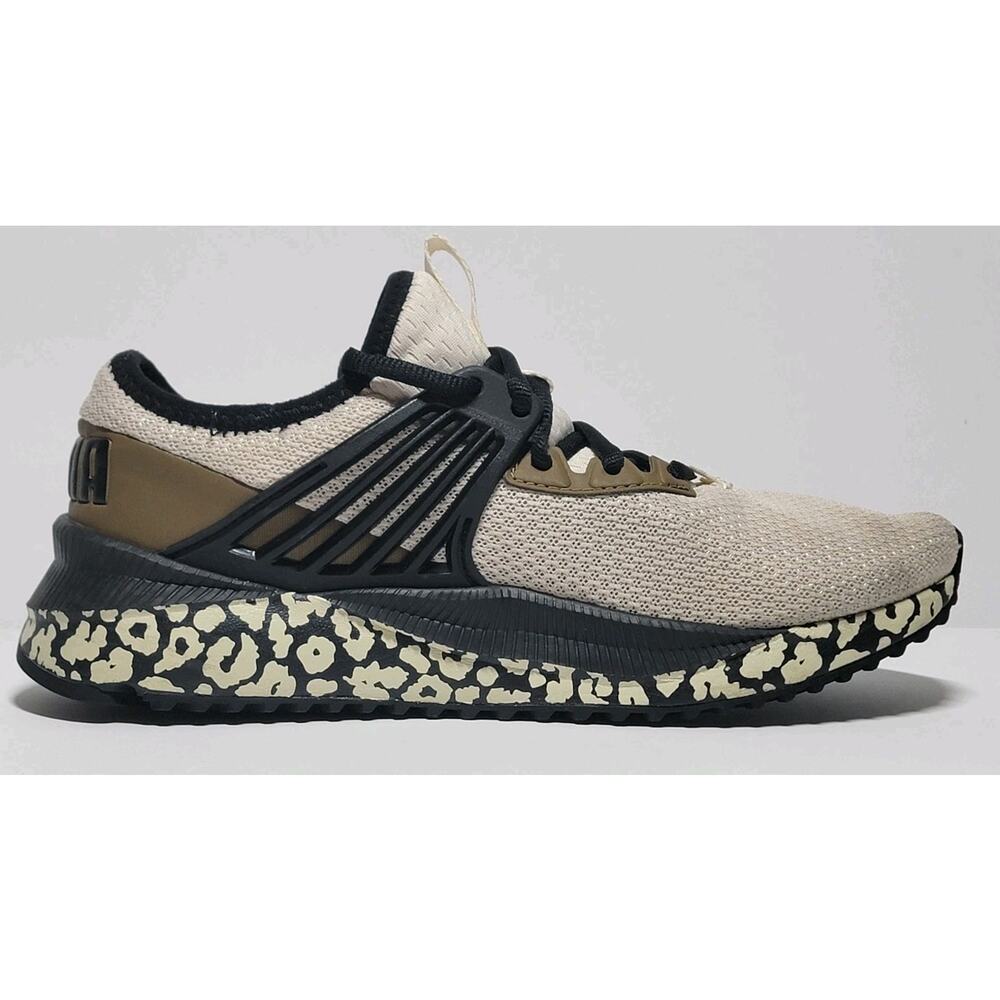 Puma Pacer Future Animal Women’s Sneakers Size 8 Beige Black 396022-01 Clean - Picture 4 of 10